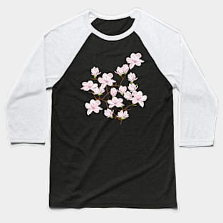 Magnolia Blossom Baseball T-Shirt